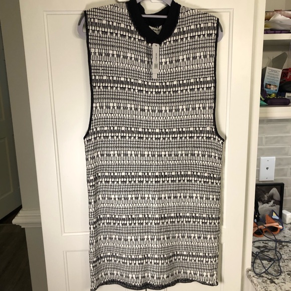 NWT Helmut Lang Monochrome Textured Knit Dress - Picture 1 of 4